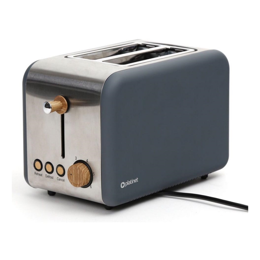 Opekač za kruh 900W/230V nerjaveče jeklo/siv