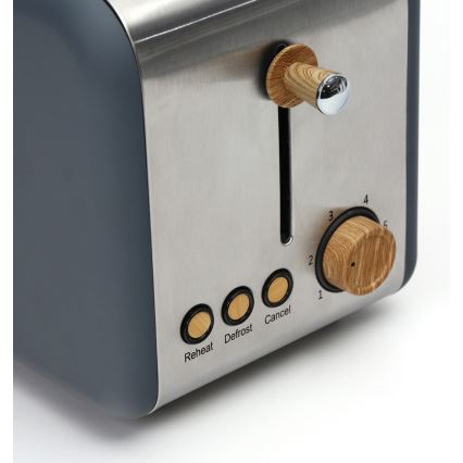 Opekač za kruh 900W/230V nerjaveče jeklo/siv