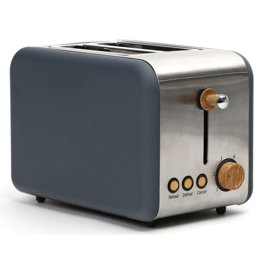 Opekač za kruh 900W/230V nerjaveče jeklo/siv