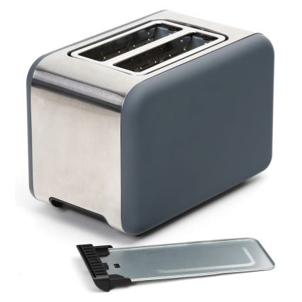 Opekač za kruh 900W/230V nerjaveče jeklo/siv