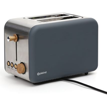 Opekač za kruh 900W/230V nerjaveče jeklo/siv