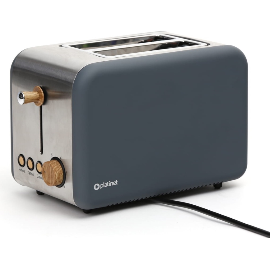 Opekač za kruh 900W/230V nerjaveče jeklo/siv