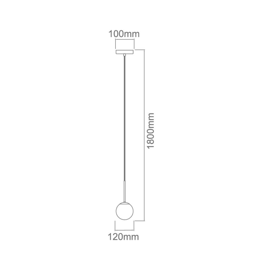 Open Design OR80049 - Kopalniški lestenec na kablu BAO 1xG9/8W/230V IP44 sijajni krom