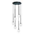 Open Design OR80636 - Lestenec na kablu OTA 6xG9/8W/230V črna