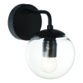 Open Design OR81404 - Stenska svetilka BAO 1xE27/8W/230V črna/prozorna