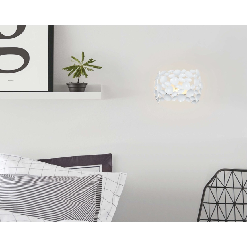 Open Design OR81466 - Stenska svetilka CARERA 1xG9/7W/230V bela