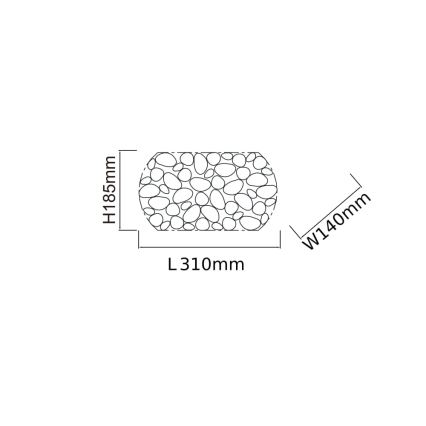 Open Design OR81480 - Stenska svetilka CARERA 1xG9/7W/230V rožnato zlata