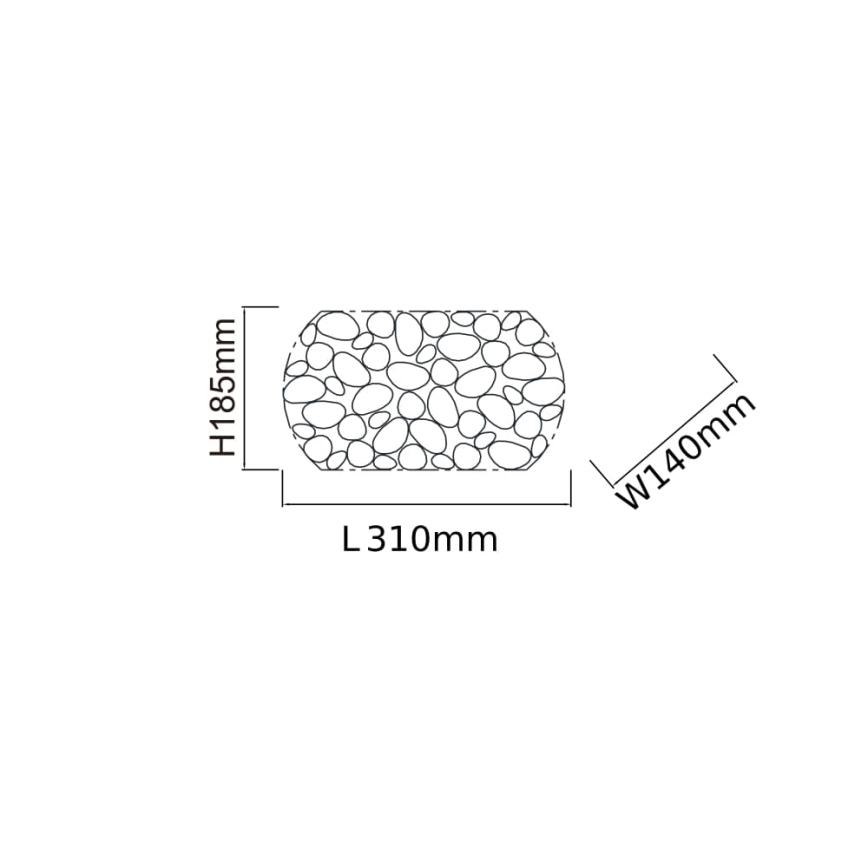 Open Design OR81480 - Stenska svetilka CARERA 1xG9/7W/230V rožnato zlata