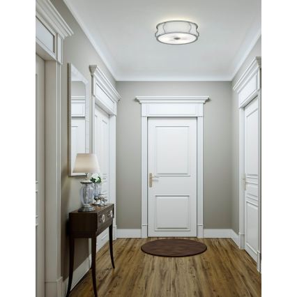 Open Design OR84399 - Stropna svetilka PIRELO 3xE14/12W/230V, premer 45 cm, sijajni krom