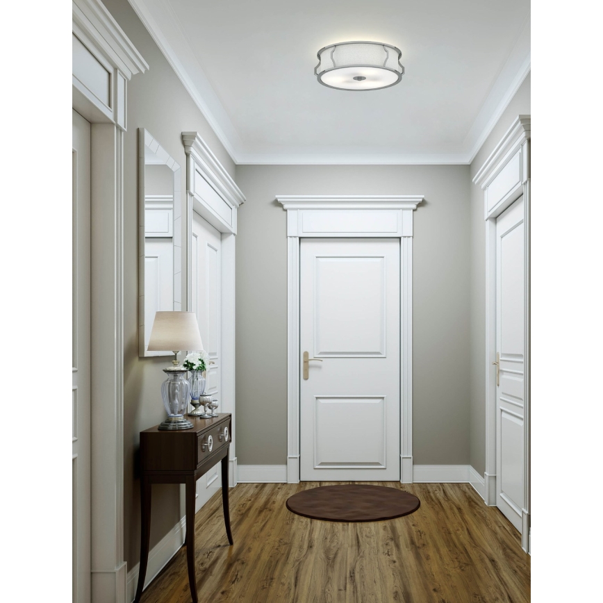 Open Design OR84399 - Stropna svetilka PIRELO 3xE14/12W/230V, premer 45 cm, sijajni krom