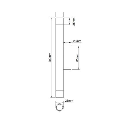 Open Design OR84573 - Stensko svetilo Q 2xG9/3,5W/230V črna/zlata