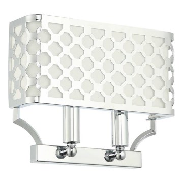 Open Design OR84597 - Stenska svetilka VERNO 2xE14/12W/230V sijajni krom