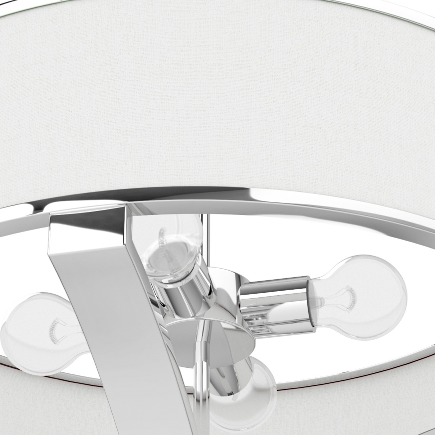 Open Design OR84801 - Stropni lestenec na drogu GERDO 4xE27/12W/230V sijajni krom/bela