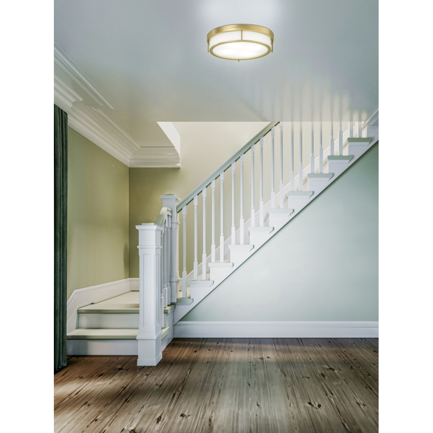 Open Design OR84931 - Stropna svetilka ROMI 4xE14/12W/230V, premer 50 cm, medenina