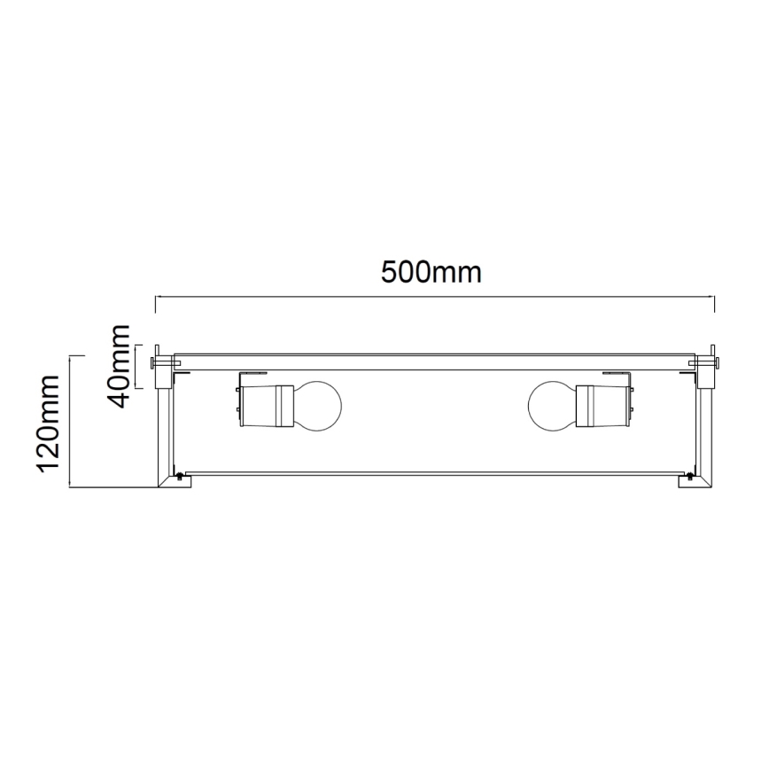 Open Design OR84931 - Stropna svetilka ROMI 4xE14/12W/230V, premer 50 cm, medenina