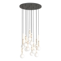 Open Design OR85396 - Zlati viseči lestenec na kablu ERO 12xG9/8W/230V
