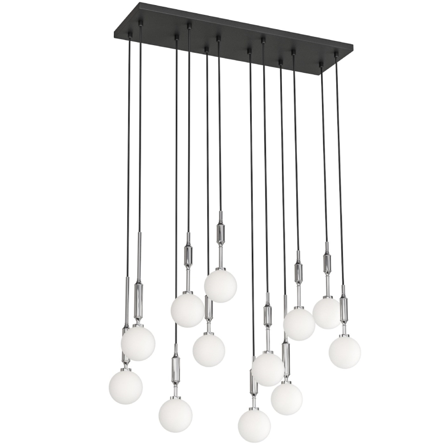 Open Design OR85440 - Viseči lestenec na kablu ERO 12xG9/8W/230V, sijajni krom