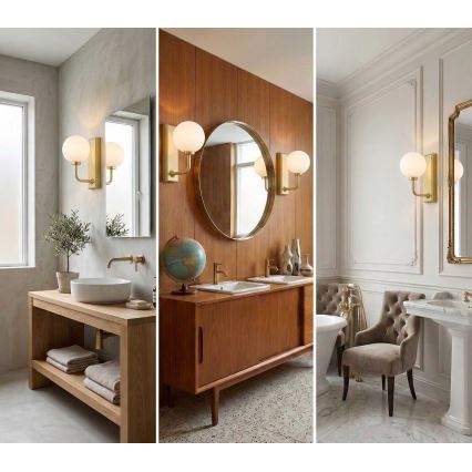 Open Design OR85600 - Kopalniška stenska svetilka ERO 1xG9/9W/230V IP44 medenina