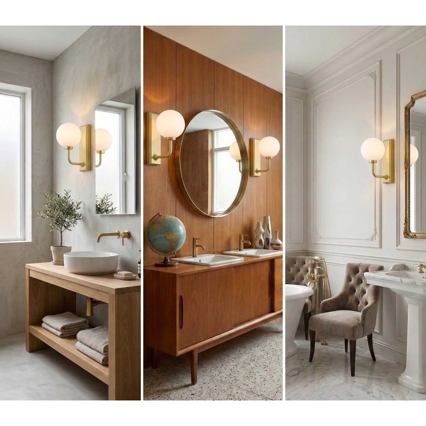 Open Design OR85600 - Kopalniška stenska svetilka ERO 1xG9/9W/230V IP44 medenina