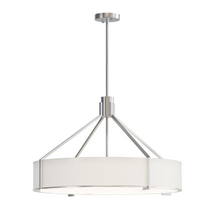 Open Design OR85655 - Lestenec na drogu DORETTO, 6xE27/15W/230V, premer 70 cm, mat krom/bela