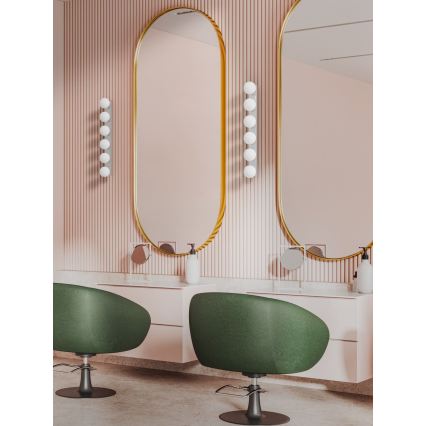 Open Design OR85693 - Kopalniško stensko svetilo MERINO 6xG9/8W/230V 61 cm IP44 sijajni krom