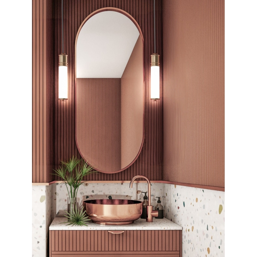 Open Design OR85723 - LED lestenec na kablu OMI LED/10W/230V medenina