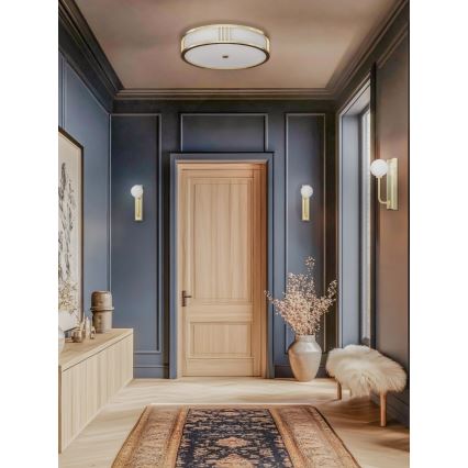 Open Design OR85778 - Stropna svetilka SANDRO 3xE14/12W/230V, premer 35 cm, v medeninasti barvi