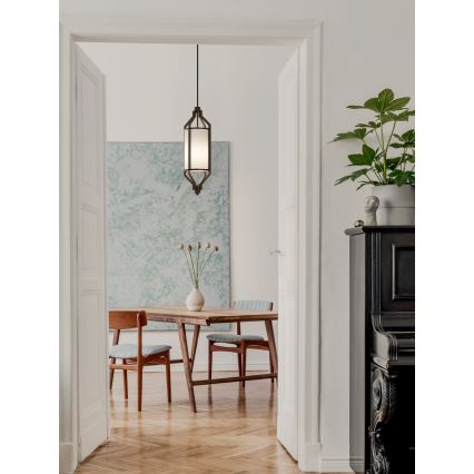 Open Design OR85877 - Lestenec na drogu ZUNDO 1xE27/15W/230V rjava/bež