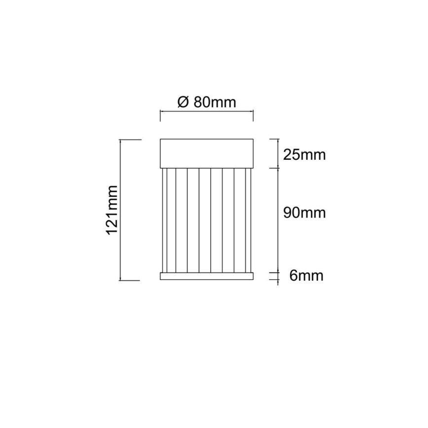 Open Design OR86089 - Točkovna svetilka FIATTO 1xG9/8W/230V rožnato zlato