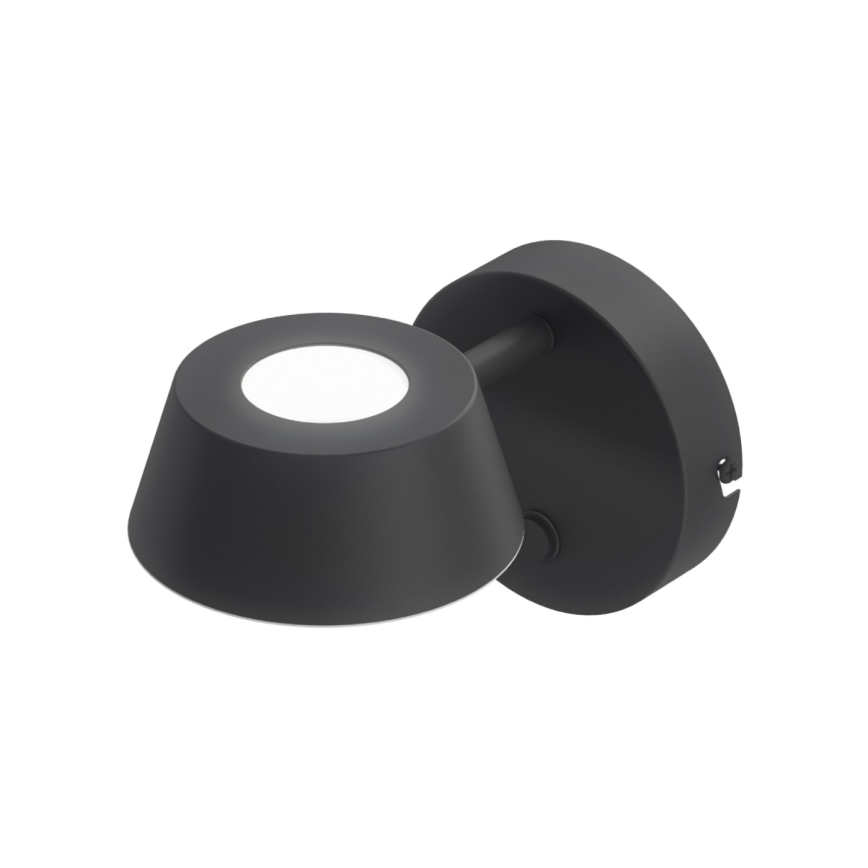 Open Design OR86522 - LED stenska svetilka TIMO LED/6W/230V 3000/4500/6500K črna