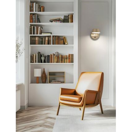 Open Design OR86539 - LED stenska svetilka TIMO LED/6W/230V 3000/4500/6500K medenina