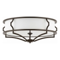 Open Design OR86607 - Stropna svetilka STESSO 4xE27/12W/230V, premer 65 cm, rjava