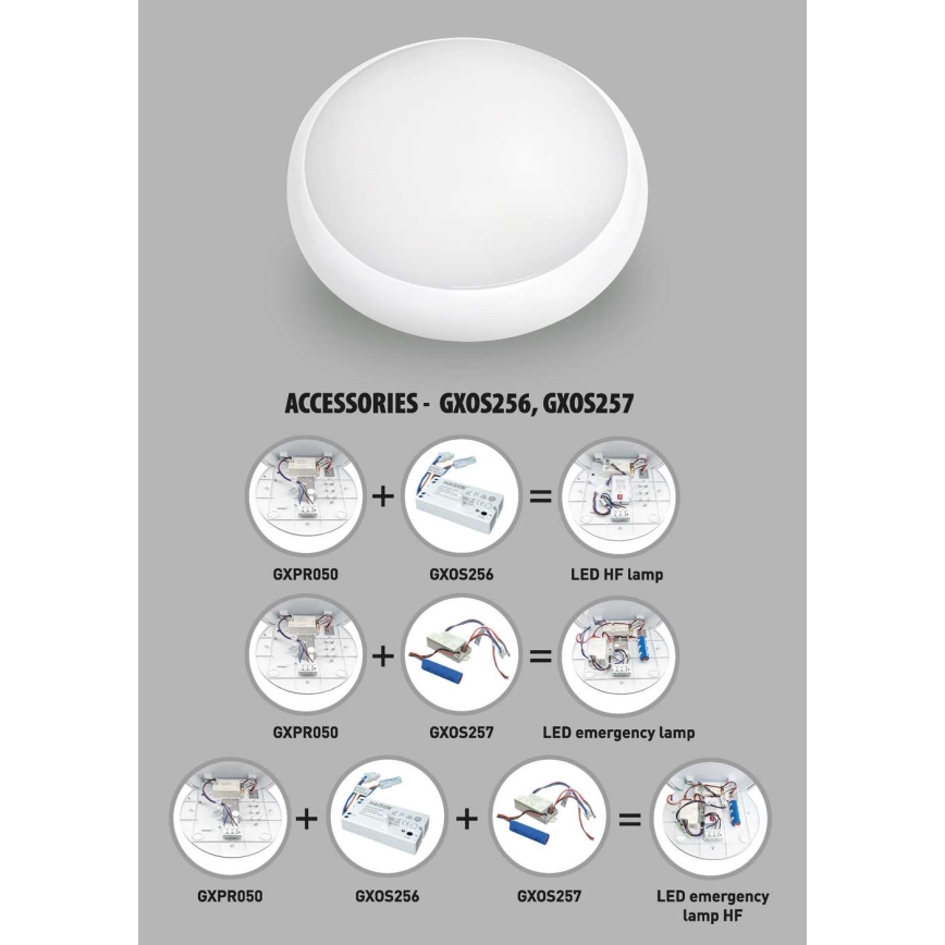 Opozorilni modul s baterija STROPY 1W/230V 3h
