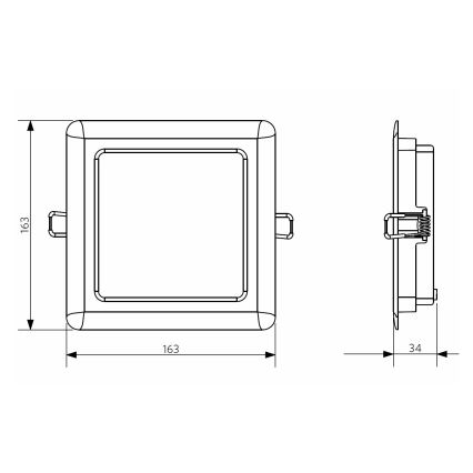 Opple 26664 - LED Kopalniška stropna svetilka LED/12W/230V 3000K IP44