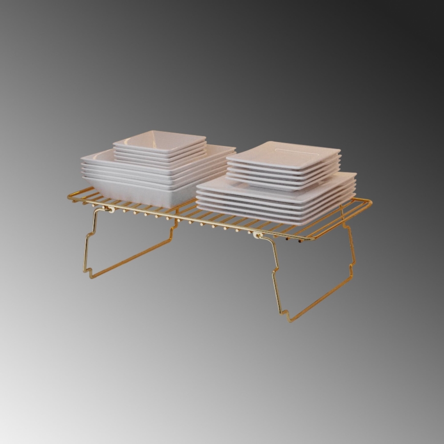 Organizator polic 42x19 cm zlata