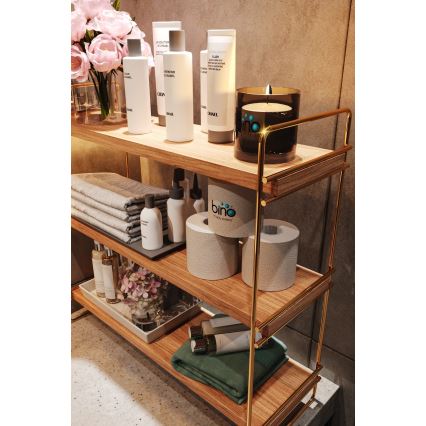 Organizator polic 45x40 cm zlata/rjava