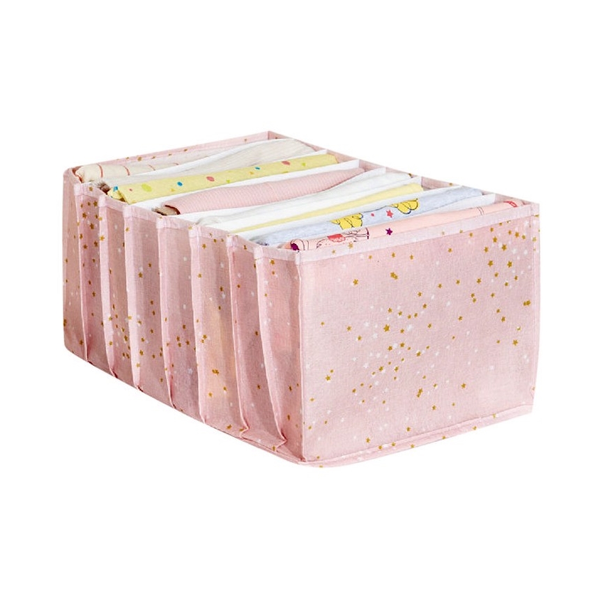 Organizator za omaro 37,5x24,5x17,5 cm roza