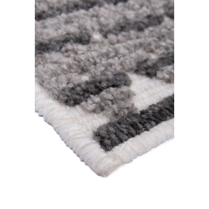 Orientalna preproga NEPAL 80x153 cm siva/bela