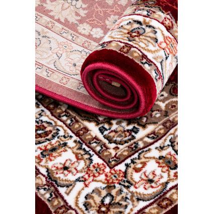 Orientalska preproga DUBAI 80x150 cm 2300 g/m2 večbarvna/rdeča