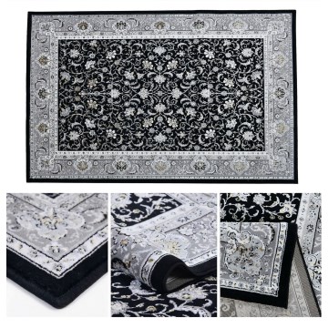 Orientalska preproga GRECE 120x170 cm 2150 g/m2 črna/siva/bela