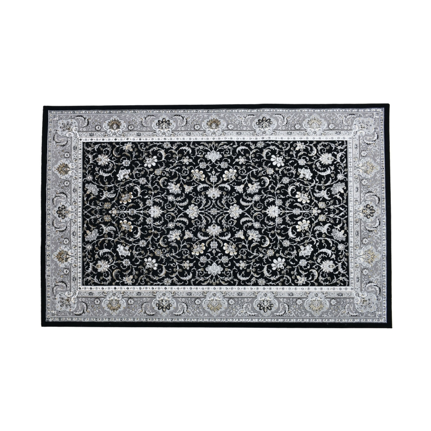Orientalska preproga GRECE 120x170 cm 2150 g/m2 črna/siva/bela