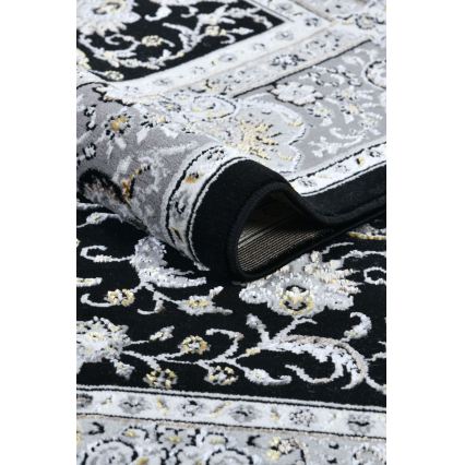 Orientalska preproga GRECE 120x170 cm 2150 g/m2 črna/siva/bela