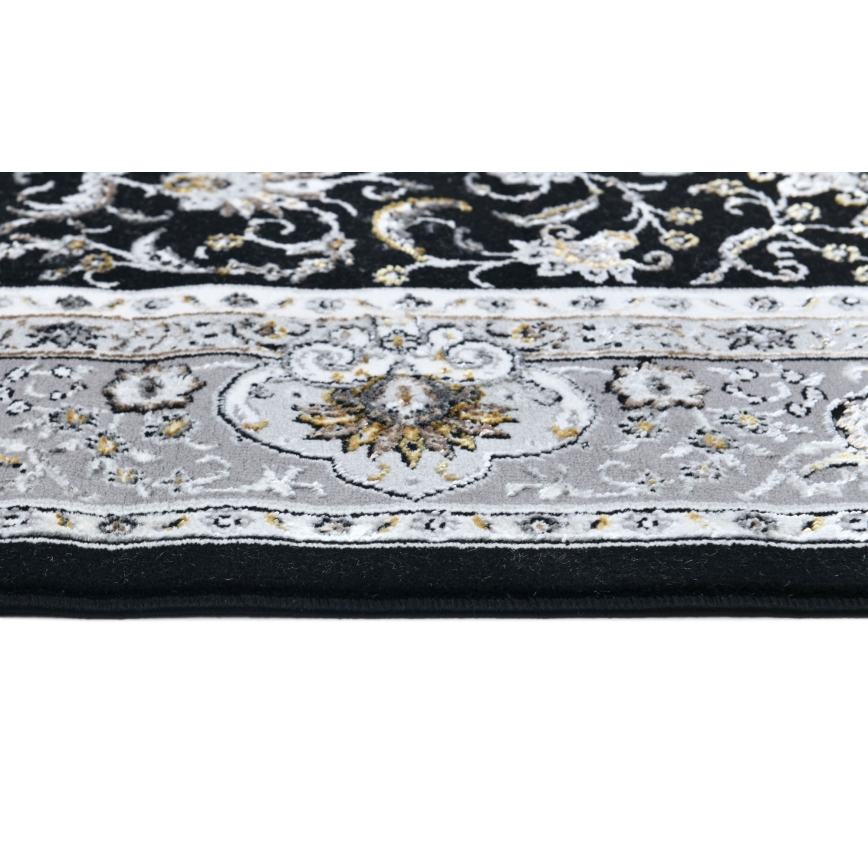 Orientalska preproga GRECE 120x170 cm 2150 g/m2 črna/siva/bela