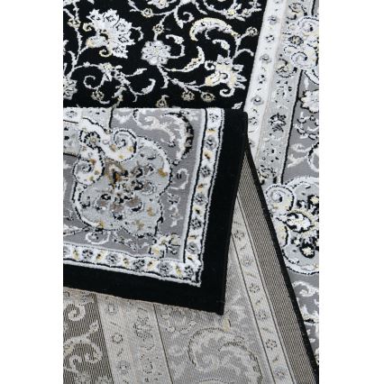 Orientalska preproga GRECE 120x170 cm 2150 g/m2 črna/siva/bela
