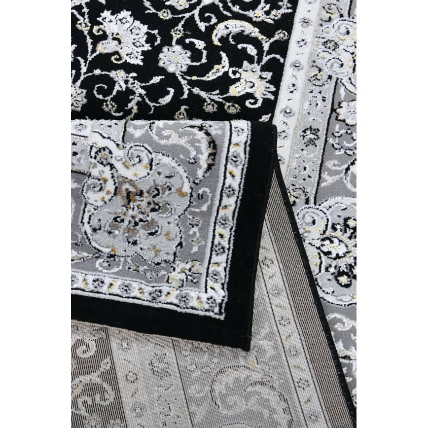 Orientalska preproga GRECE 120x170 cm 2150 g/m2 črna/siva/bela