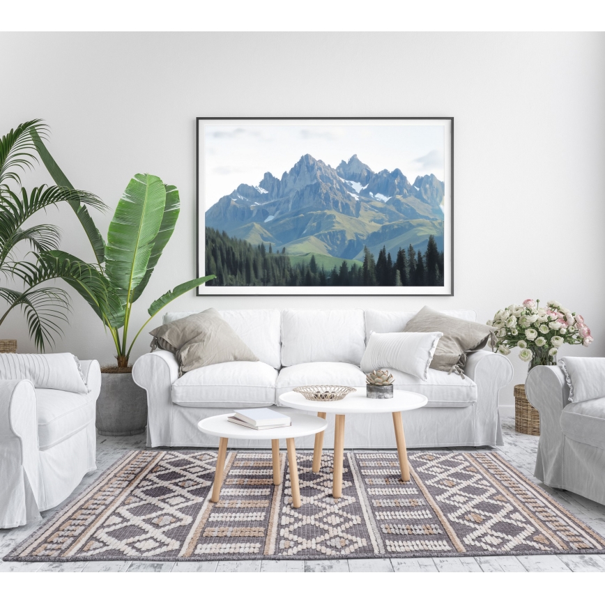 Orientalska preproga NEPAL 80x153 cm siva/bež