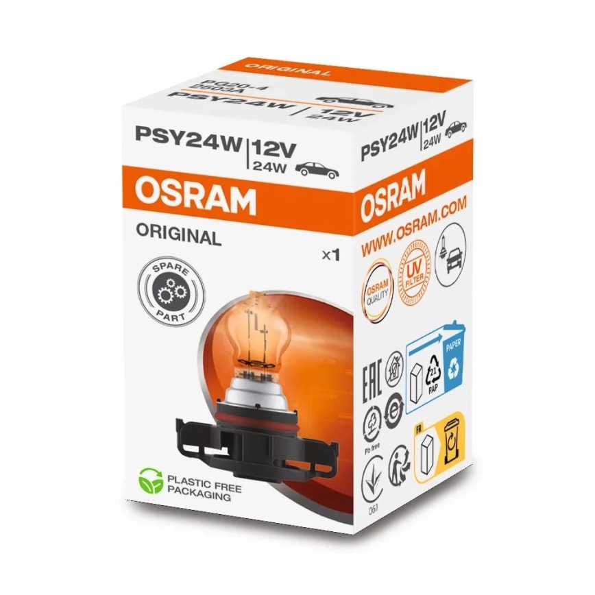 Originalna avtožarnica PG20-4 PSX PSY24W/24W/12V - Osram