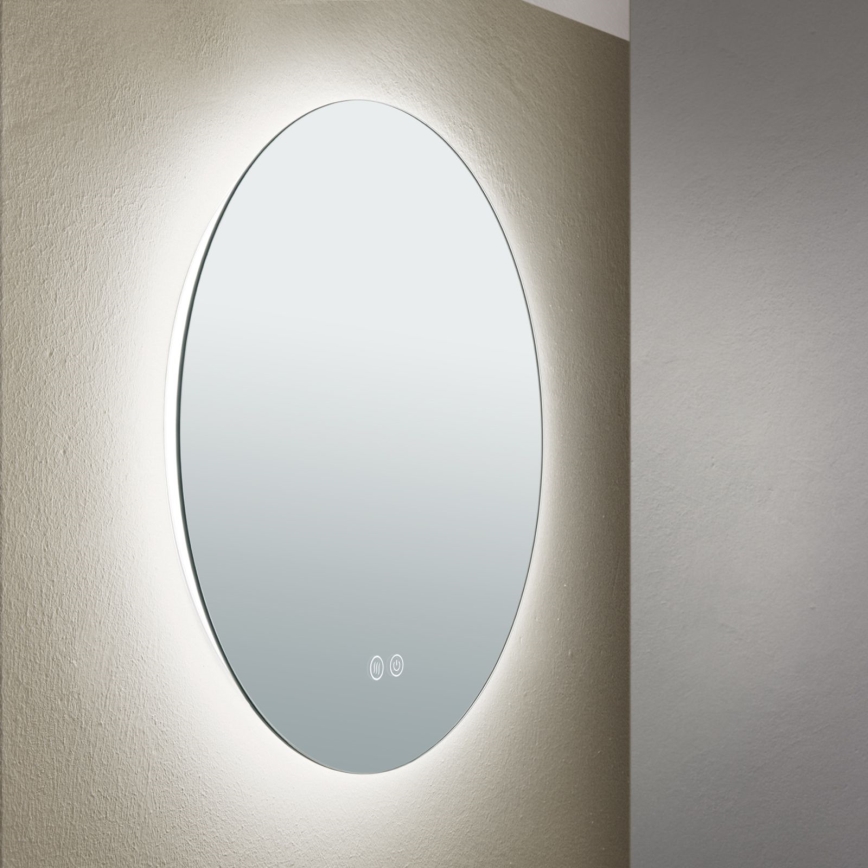 LED Kopalniško stensko ogledalo z osvetlitvijo FOCUS LED/18W/230V 3000/4200/6000K pr. 45 cm IP44