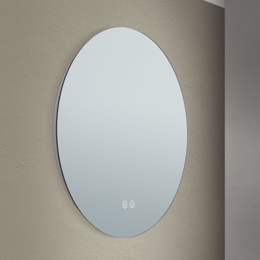LED Kopalniško stensko ogledalo z osvetlitvijo FOCUS LED/18W/230V 3000/4200/6000K pr. 45 cm IP44
