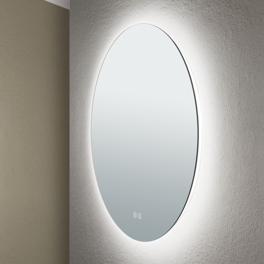 LED Kopalniško stensko ogledalo z osvetlitev FOCUS LED/25W/230V 3000/4200/6000K pr. 60 cm IP44